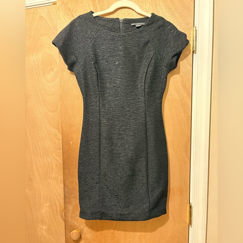 Armani Exchange Black Mini Dress